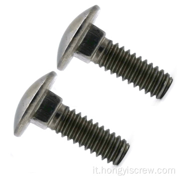 Calco quadrato tondo rotondo SS Carriage Bolt